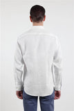 IMZA Men's 100% Linen Button-Down Slim Fit Shirt – 1004260161