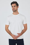 Short Sleeve Crew Neck Pocketless Cotton Casual Slim Fit T-Shirt 1011250165