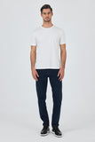 Short Sleeve Crew Neck Pocketless Cotton Casual Slim Fit T-Shirt 1011250165