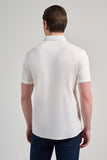 Short Sleeve Plain Knit Italian Collar Pocketless Slim Fit Cotton Shirt 1004250156