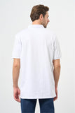 Short Sleeve Plain Pique Polo Collar Slim Fit Cotton Stretch T-Shirt 1011240900