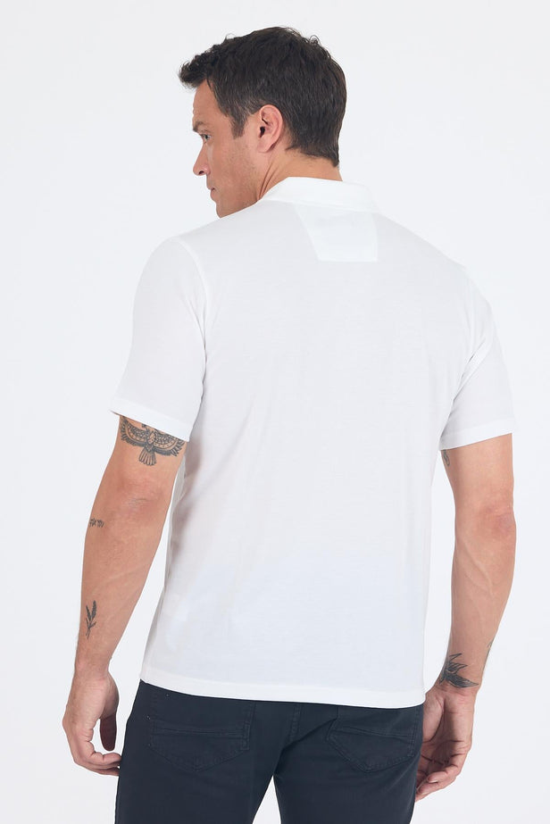 Short Sleeve Polo Collar Pocket G Comfort T-Shirt 1011250173
