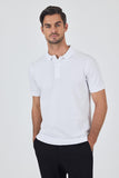 Polo Collar Short Sleeve Slim Fit Classic Cotton Piqué T-Shirt (Model 1011250177)