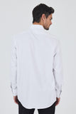 Stiff Collar Plain Classic Comfort Fit Shirt 1004250901