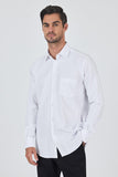 Stiff Collar Plain Classic Comfort Fit Shirt 1004250901