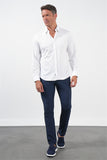 IMZA Men's Tulum Collar Knitted Slim Fit Classic Shirt – 1004260208