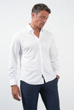 IMZA Men's Tulum Collar Knitted Slim Fit Classic Shirt – 1004260208