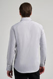 IMZA Men's Striped Semi-Italian Collar Slim Fit Classic Shirt – 1004245218