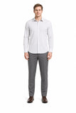 IMZA Men's Striped Semi-Italian Collar Slim Fit Classic Shirt – 1004245218