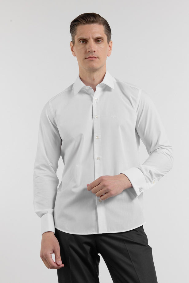 IMZA Men's Stiff Collar Slim Fit Classic Shirt – 1004260059