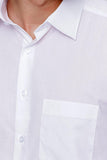 Long Sleeve Hard Collar Pocket Comfort Fit Shirt 1004240051