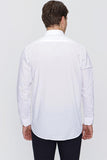 Long Sleeve Hard Collar Pocket Comfort Fit Shirt 1004240051
