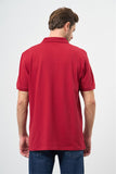 Short Sleeve Plain Pique Polo Collar Slim Fit Cotton Stretch T-Shirt 1011240900