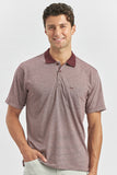 IMZA Men's Jacquard Comfort Fit Classic Polo T-Shirt – 1011240190