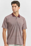 IMZA Men's Jacquard Comfort Fit Classic Polo T-Shirt – 1011240190