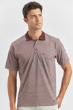 IMZA Men's Jacquard Comfort Fit Classic Polo T-Shirt – 1011240190