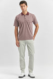 IMZA Men's Jacquard Comfort Fit Classic Polo T-Shirt – 1011240190