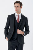 IMZA Men's Patterned Comfort Fit Stretch Classic Suit – 1001235163