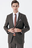 IMZA Men's Striped Comfort Fit Classic Suit – 1001235158