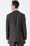 IMZA Men's Striped Comfort Fit Classic Suit – 1001235158