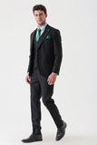 IMZA Men's Peak Lapel Slim Fit 3-Piece Classic Suit – 1001235156