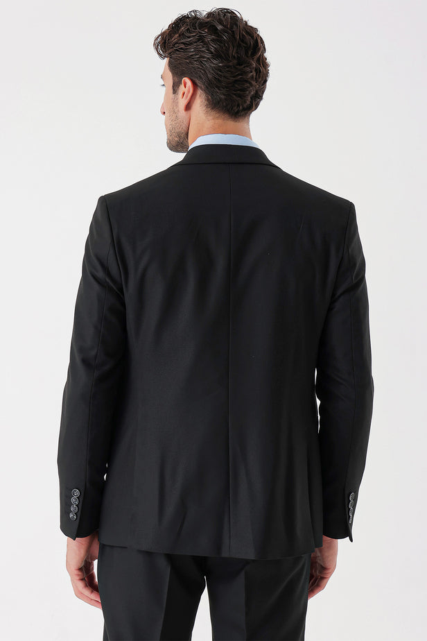 IMZA Men's Peak Lapel Slim Fit 3-Piece Classic Suit – 1001235156