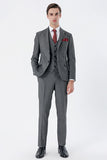 IMZA Men's Peak Lapel Slim Fit 3-Piece Classic Suit – 1001235159