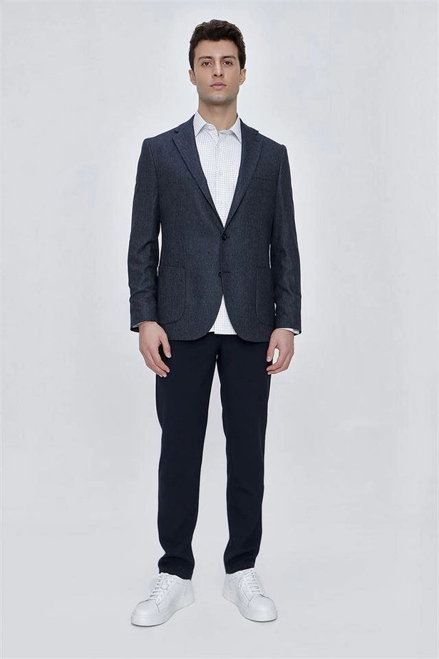 IMZA Men's Patterned Comfort Fit Stretch Blazer – 1002225169