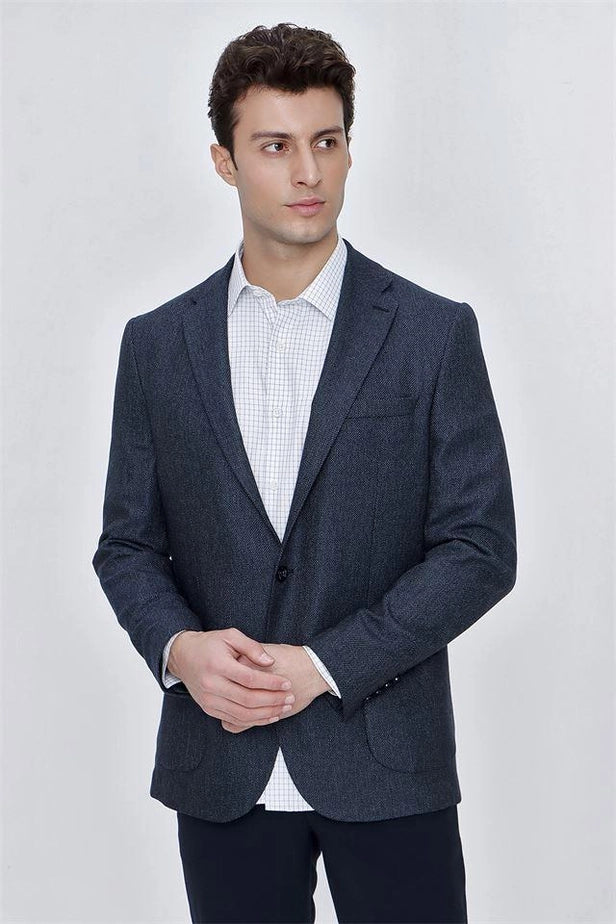 IMZA Men's Patterned Comfort Fit Stretch Blazer – 1002225169
