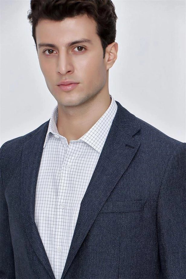 IMZA Men's Patterned Comfort Fit Stretch Blazer – 1002225169