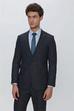 IMZA Men's Patterned Comfort Fit Classic Suit – 1001225185