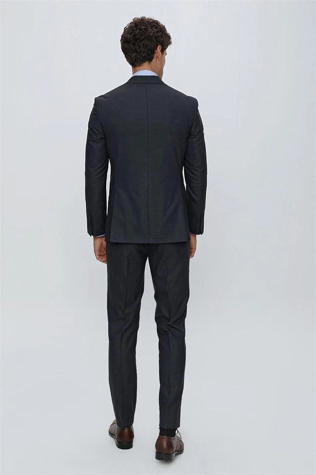 IMZA Men's Patterned Comfort Fit Classic Suit – 1001225185