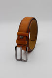 Tan Seamless Genuine Leather Belt 1046235207