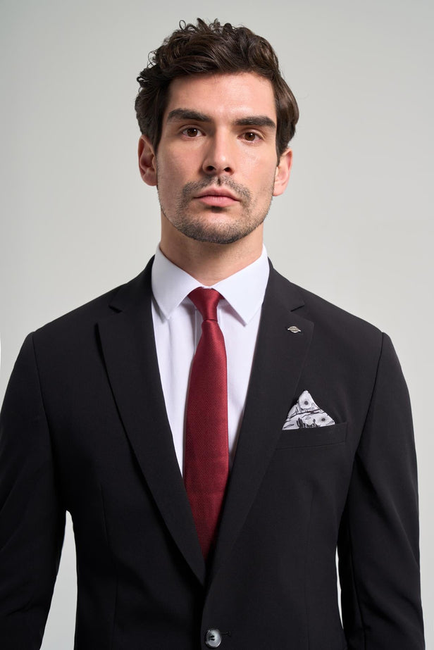 IMZA Men's Gabardine Slim Fit Stretch Classic Suit – 1001250155