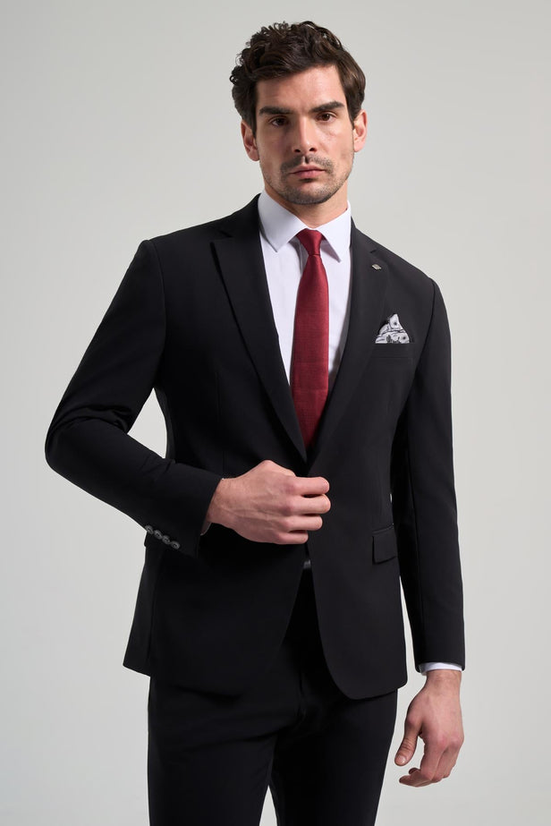 IMZA Men's Gabardine Slim Fit Stretch Classic Suit – 1001250155