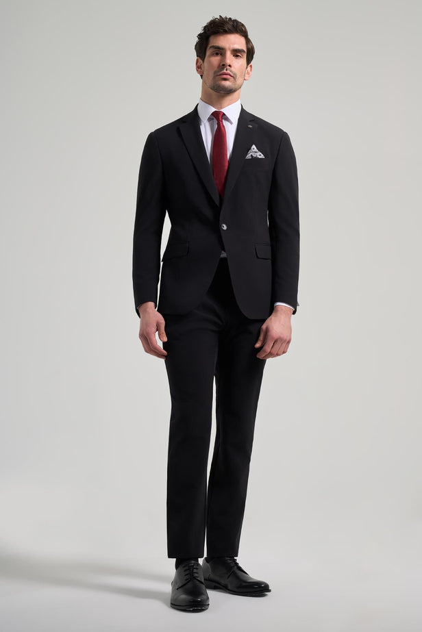 IMZA Men's Gabardine Slim Fit Stretch Classic Suit – 1001250155