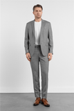 IMZA Men's Peak Lapel Slim Fit Stretch Classic Suit – 1001260163