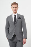 IMZA Men's Striped Mono Lapel Slim Fit Classic Suit – 1001245102