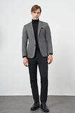 IMZA Men's Houndstooth Slim Fit Classic Blazer – 1002245106