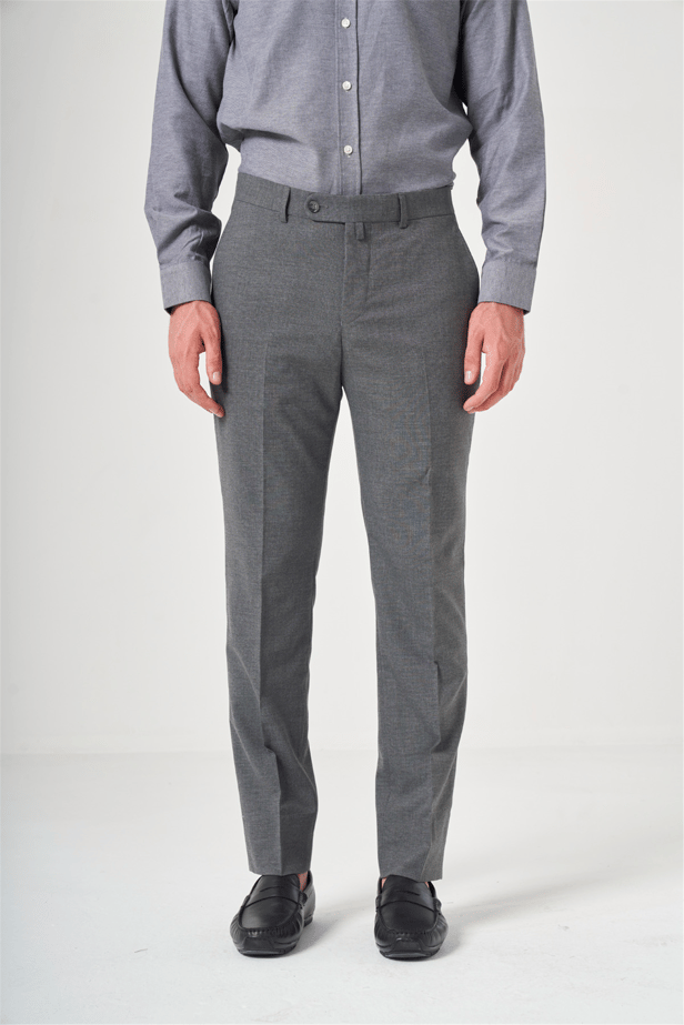 IMZA Men's Fil-a-Fil Slim Fit Stretch Classic Trousers – 1003260152