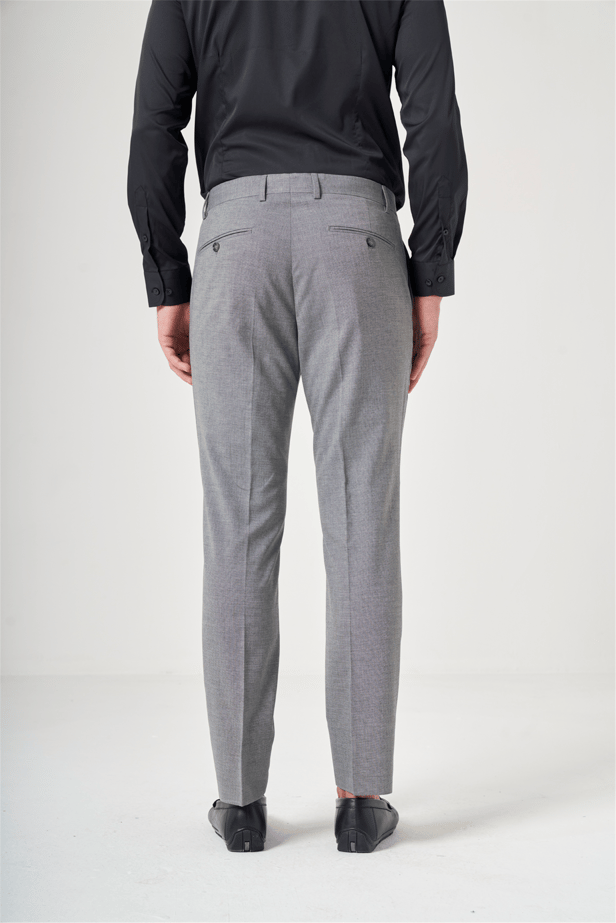 IMZA Men's Fil-a-Fil Slim Fit Stretch Classic Trousers – 1003260152