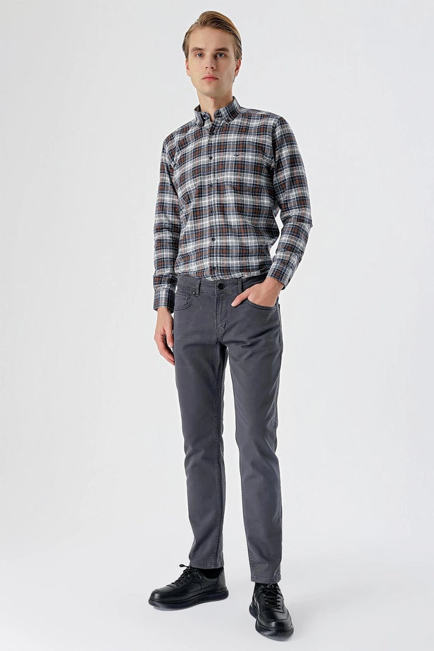 IMZA Men's Gabardine Slim Fit 5-Pocket Casual Pants – 1003235317
