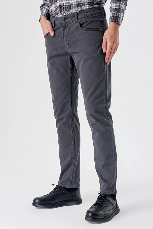 IMZA Men's Gabardine Slim Fit 5-Pocket Casual Pants – 1003235317