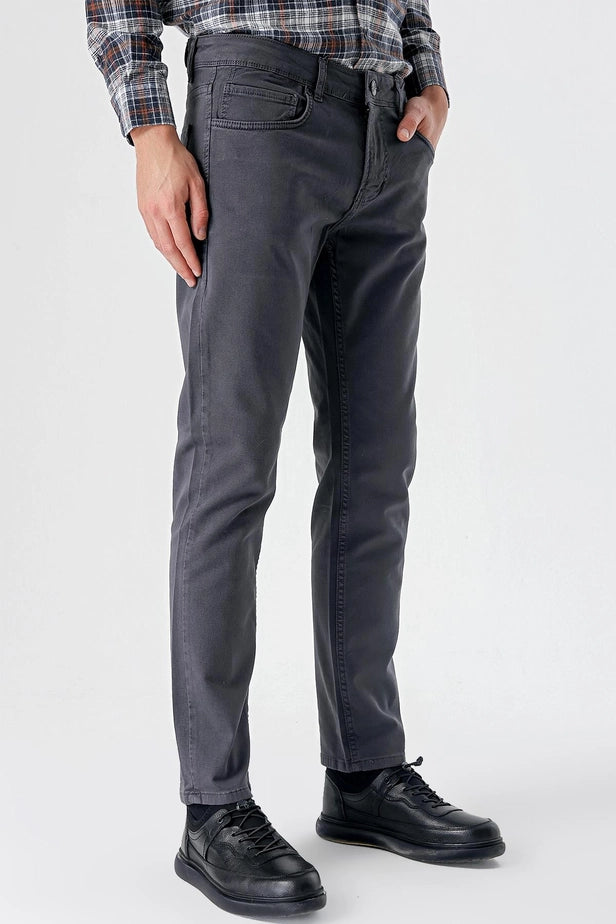 IMZA Men's Gabardine Slim Fit 5-Pocket Casual Pants – 1003235317
