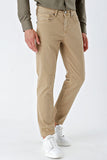 Five Pocket Cotton Gabardine Slim Fit Casual Trousers 1003235318