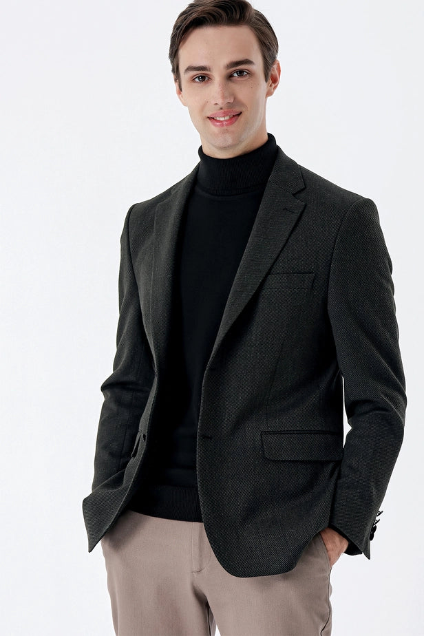 IMZA Men's Gabardine Comfort Fit Stretch Classic Blazer – 1002235137