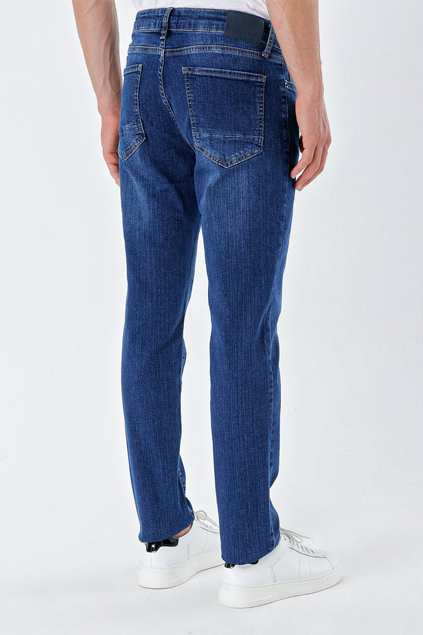 Gabardine Cotton 5 Pocket Slim Fit Casual Denim Pants 1023235151