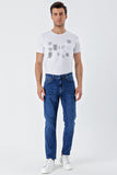 Gabardine Cotton 5 Pocket Slim Fit Casual Denim Pants 1023235151