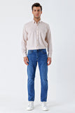 Gabardine Cotton 5 Pocket Slim Fit Casual Denim Pants 1023235151