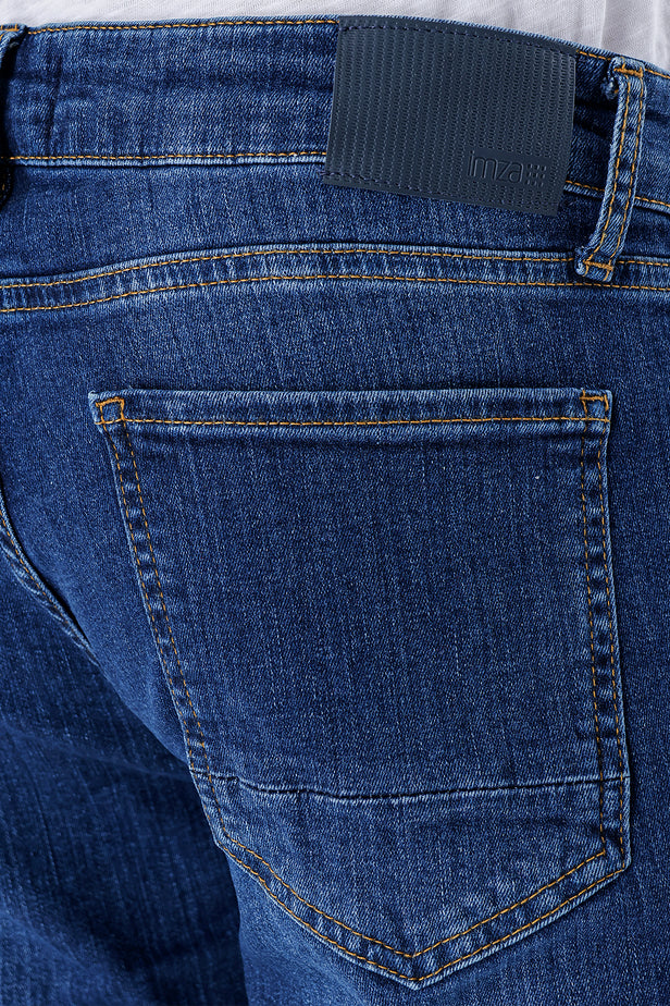 Gabardine Cotton 5 Pocket Slim Fit Casual Denim Pants 1023235151